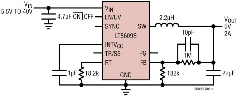 Analog Devices Inc LT8609SEV#PBF 05-08-1516_ADI
