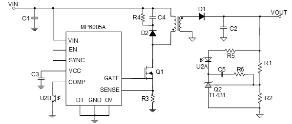Monolithic Power Systems MP6005AGQ-P QFN-10_MP6005A_MNP